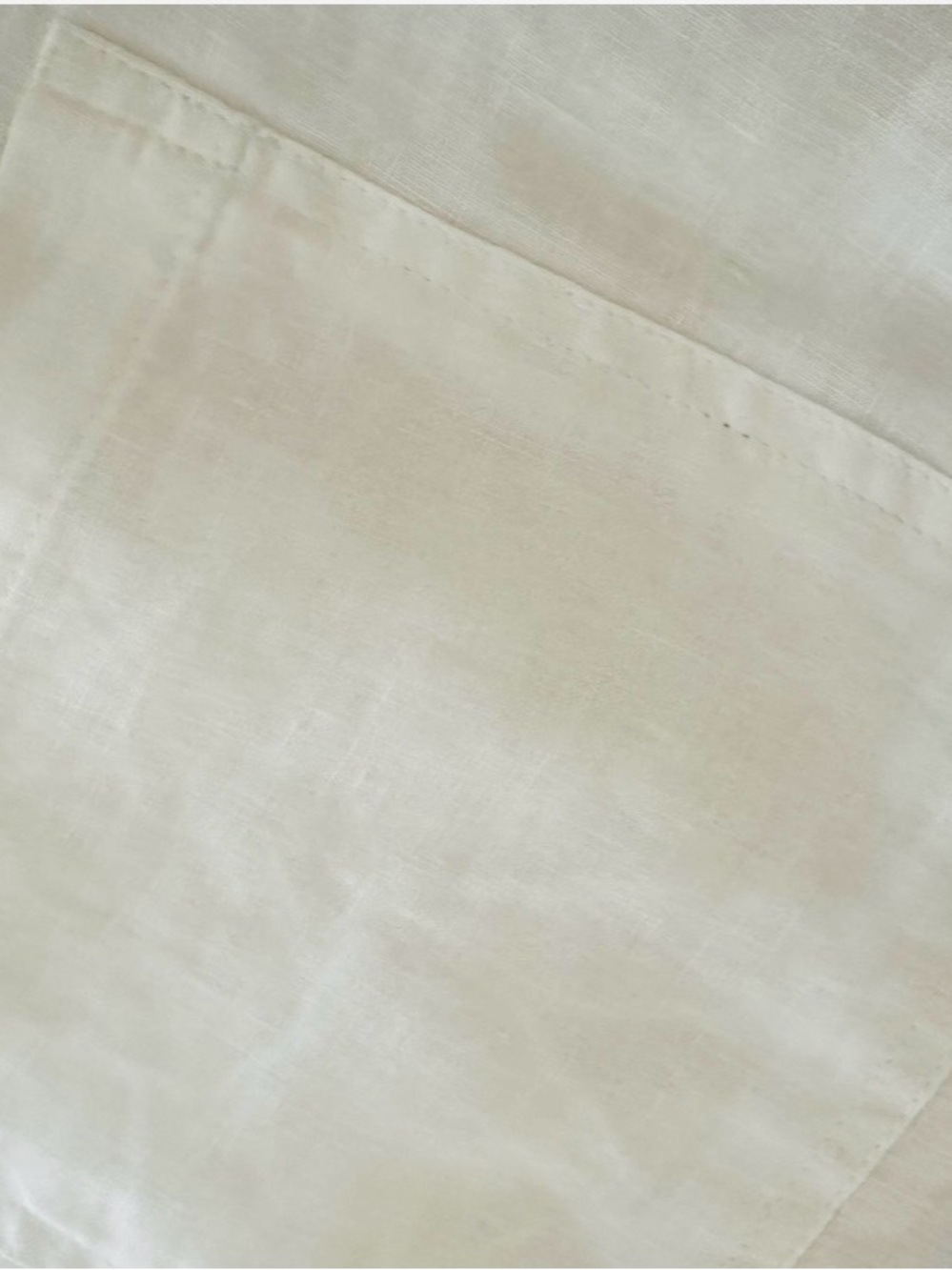 Banana Republic White Straight Leg Drawstring Pants - Picture 7 of 9